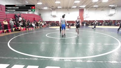 128 lbs Champ. Round 2 - Torin Collins, College Park vs Ian Blank, Heritage