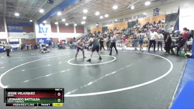 285 lbs Cons. Round 5 - Leonardo Battulga, South Torrance vs Jessie Velazquez, Selma