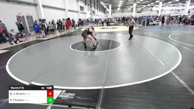 138 lbs Round Of 16 - Brayden Johnson-Brown, Aztec WC vs Riley Flowers, AZ Heat WC