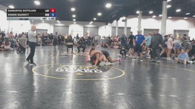190 lbs Quarterfinal - Samantha Sottilare, Lady Assassins - GK12E vs Kenzie Barrett, Black Mambas - GK12E