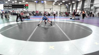 119 lbs Consi Of 32 #2 - Ayden Rios, PA vs Blake Hess, PA