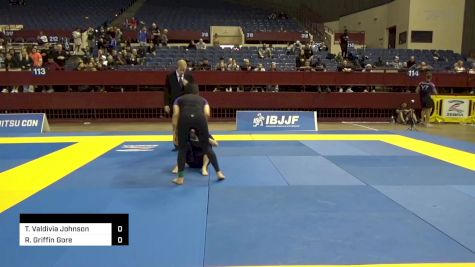 Tatiana Valdivia Johnson vs Rebecca Griffin Gore 2024 Pan IBJJF Jiu-Jitsu No-Gi Championship