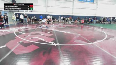 C-120 lbs Consolation - Preston Rhodes, WV vs Lucas Christopher, MI