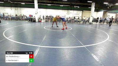 285 lbs Round Of 32 - Madden Fredenburg, FL vs James Hartleroad, IN