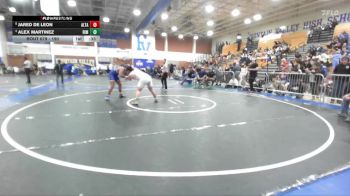 190 lbs Cons. Semi - Alex Martinez, Rim Of The World vs Jared De Leon, Alta Loma