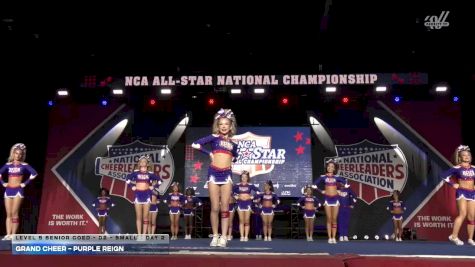 Grand Cheer - Purple Reign [2026 L5 Senior Coed - D2 - Small Day 2] 2026 NCA All-Star National Championship