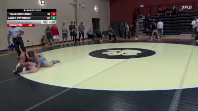 285 lbs Cons. Semi - Lance Peterson, The Citadel vs Kale Schrader, Newberry College