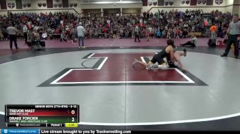 S-12 lbs Quarterfinal - Trevor Mast, Indee Mat Club vs Drake Forcier, Waverly Area Wrestling Club