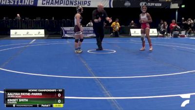 101 lbs Champ. Round 2 - Kinsey Smith, Chadron vs Aaliyah Payne-Parris, Sacred Heart