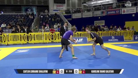 Karoline Biano Salutari vs Caitlin Lorraine Ghalayini 2025 Pan IBJJF Jiu-Jitsu No-Gi Championship