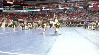 3A-175 lbs Quarterfinal - Wyatt Gibson, Southeast Polk vs Lincoln Jipp, Bettendorf