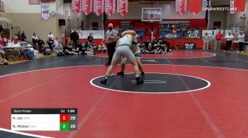 285 lbs Semifinal - Harvie, Ian, Spring-Ford vs Nathaniel Mosey, Central Dauphin