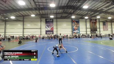 60 lbs Rd# 5- 3:45pm Friday Final Pool - Preston O`Gorman, Nebraska Elite vs Oscar Ormond, NCWAY National Team