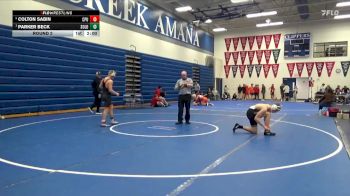 JV-28 lbs Round 2 - Parker Beck, Solon vs Colton Sabin, Center Point-Urbana