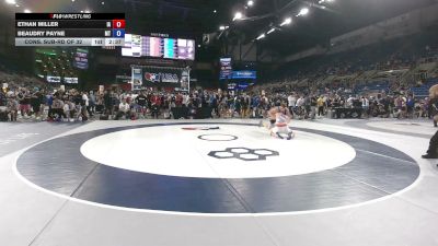 215 lbs Cons. Sub-rd Of 32 - Ethan Miller, Iowa vs Beaudry Payne, Montana