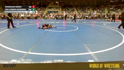 60 lbs Consi Of 8 #1 - Evangeline Denney, PINnacle vs Aria Lorenzo-DeHerrera, Duran Elite