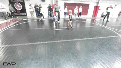 47-51 lbs Rr Rnd 1 - Macie Owen, Perry Wrestling Academy vs Remi Nuttle, Woodland Wrestling Club