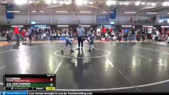 65 lbs Semifinal - Zac Montgomery, River Rats Wrestling Club vs Lj Carden, Techfall Wrestling Club