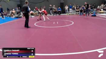81-84 lbs Round 3 - Makella Taggart, WA vs Vanessa Torres, WA