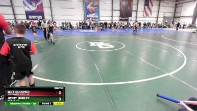 80 lbs Rd# 5- 3:45pm Friday Final Pool - Jimmy Hurley, PA Blue vs Jett Brenner, SouthWest Elite