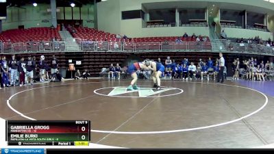 170 lbs Round 3 (8 Team) - Gabriella Grogg, Manhattan HS vs Emilie Burki, Papillion-La Vista South Girls