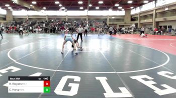 120 lbs Quarterfinal - Brody Bogues, Fair Lawn vs Chris Hong, Paramus