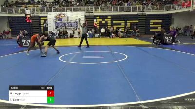 138 lbs Round Of 32 - Haleem Leggett, Erie Prep JH vs Ty Eber, West Jefferson Hills