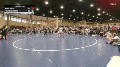 126 lbs Cons. Round 4 - Silas Mills, Trion Mat Dogs vs Hayden Trimm, Guerilla Wrestling Academy