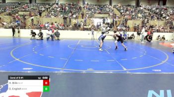 70 lbs Consi Of 8 #1 - Holloway Bilik, Bluff Wrestling Club vs Gauge English, Banks Co. BattleBorn Wrestling