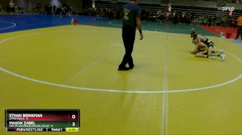 105 lbs Semis & 1st Wrestleback (8 Team) - Mason Zabel, PEM (Plainview/Elgin/Millville) vs Ethan Brinkman, Little Falls