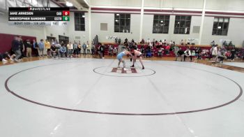 126 lbs Consi Of 8 #1 - Jake Arnesen, Cardinal Gibbons vs Kristopher Sanders, Chattanooga Christian