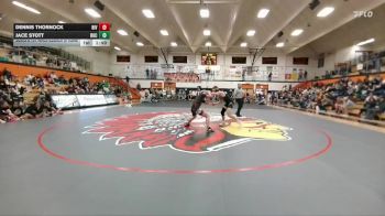 157 lbs Semis & 1st Wrestleback (8 Team) - Dennis Thornock, Riverton vs Jace Stott, Rock Springs