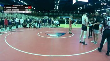 126 lbs Cons. Round 4 - Adrian Zapata, Woodland, Cartersville vs Lauden Ethridge, Social Circle