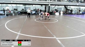 125A lbs Semifinal - Liam Flanagan, Central Dauphin vs Jackson Rustad, Casteel High School