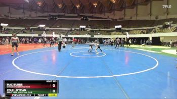 National 6-8 85 3rd Place Match - Cole Littman, Great Neck Wrestling Club vs Mac Burns, Cavalier Wrestling Club