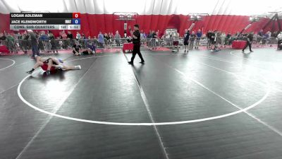 165 lbs Cons. Sub-quarters - Logan Adleman vs Jace Klendworth, Immortal Athletics
