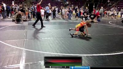 49-52 lbs Round 3 - Tyler Oosthoek, Pikes Peak Warriors Wrestling vs Kaiden Miller, Canon City Wrestling Club