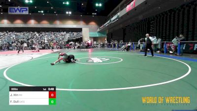 88 lbs Consi Of 8 #2 - James Hin, Red Wave Wrestling vs Forest Dull, Cats Wrestling Club