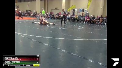 165 lbs Round 1 (6 Team) - Justin Whitney, MF Army vs Carter Amick, Bad Natured Rodents