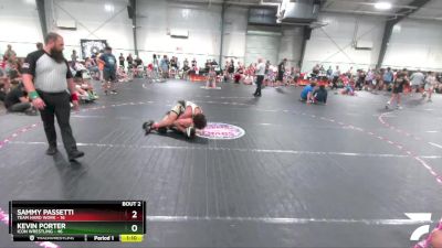 150 lbs Semis (4 Team) - Sammy Passetti, Team Hard Work vs Kevin Porter, Icon Wrestling