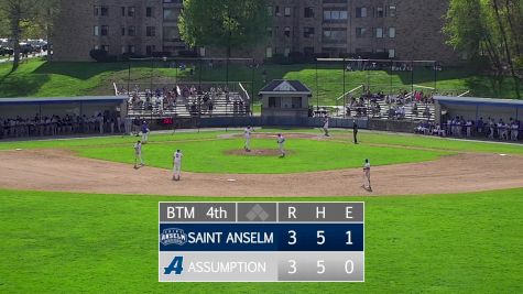 Replay: St. Anselm vs Assumption | May 2 @ 3 PM