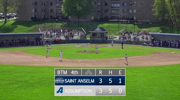 Replay: St. Anselm vs Assumption | May 2 @ 3 PM
