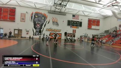 84 lbs Round 3 - Carter Gernhart, Powell Wrestling Club vs Logan Hill, Cody Wrestling Club