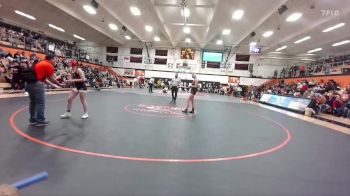 120 lbs Semifinal - Kinsey Hooper, Rawlins vs Hailey Wall, Worland High School