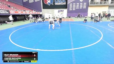 144 lbs Cons. Round 4 - Porter Baclayon, Empire Wrestling Club vs Riley Brunson, Team Idaho Wrestling Club