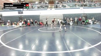 120 lbs Round 5 - Carson Peebles, Cougar Club Wrestling vs Isaac Cruz, Idaho