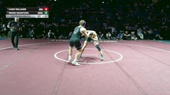 5A 190 lbs 1st Place Match - Reese Bradford, North Richland Hills Birdville vs Cash Williams, Anna