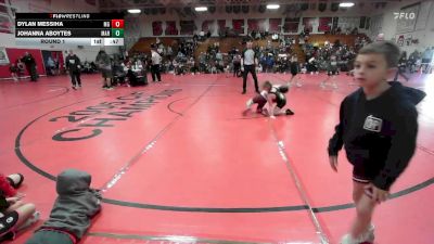 71-76 lbs Round 1 - Dylan Messiha, Monster Garage vs Johanna Aboytes, Unattached