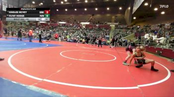 70 lbs Cons. Semi - Kinslee McVey, Honey Badger Wrestling Club vs Flynt Hodge, Pottsville Apache Youth Wrestling