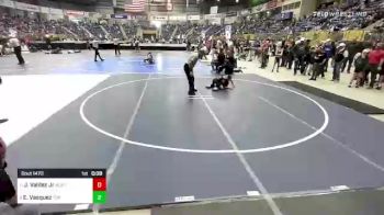 77 lbs Consi Of 8 #2 - Josiah Valdez Jr, Northglenn Youth Wrestling Club vs Eli Vasquez, Top Notch